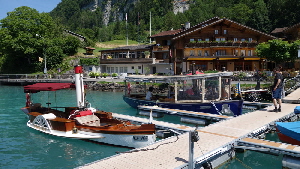 0077 26-06-2015 Iseltwald, Apero in Hotel Du Lac, DLB und STEAMY