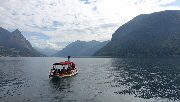 0914 14-09-2018 Fahrt Richtung Lugano, Liberty Belle tanken an der Grenze