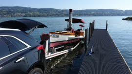 0012 30-07-2020 Au, Liberty Belle einwassern
