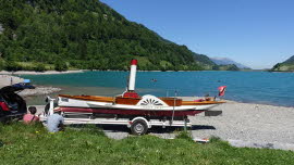 0018 21-05-2020 Liberty Belle einwassern bei Camping Lungern