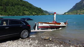 0019 21-05-2020 Liberty Belle einwassern bei Camping Lungern