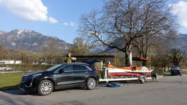 0057 08-04-2020 Sarnen, Cadillac mit Liberty Belle nach auswassern