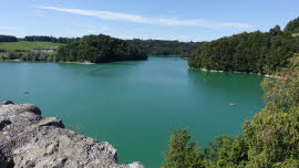 0155 21-08-2020 Insel Ruine de la Tour, Aussicht von Burg-Turm